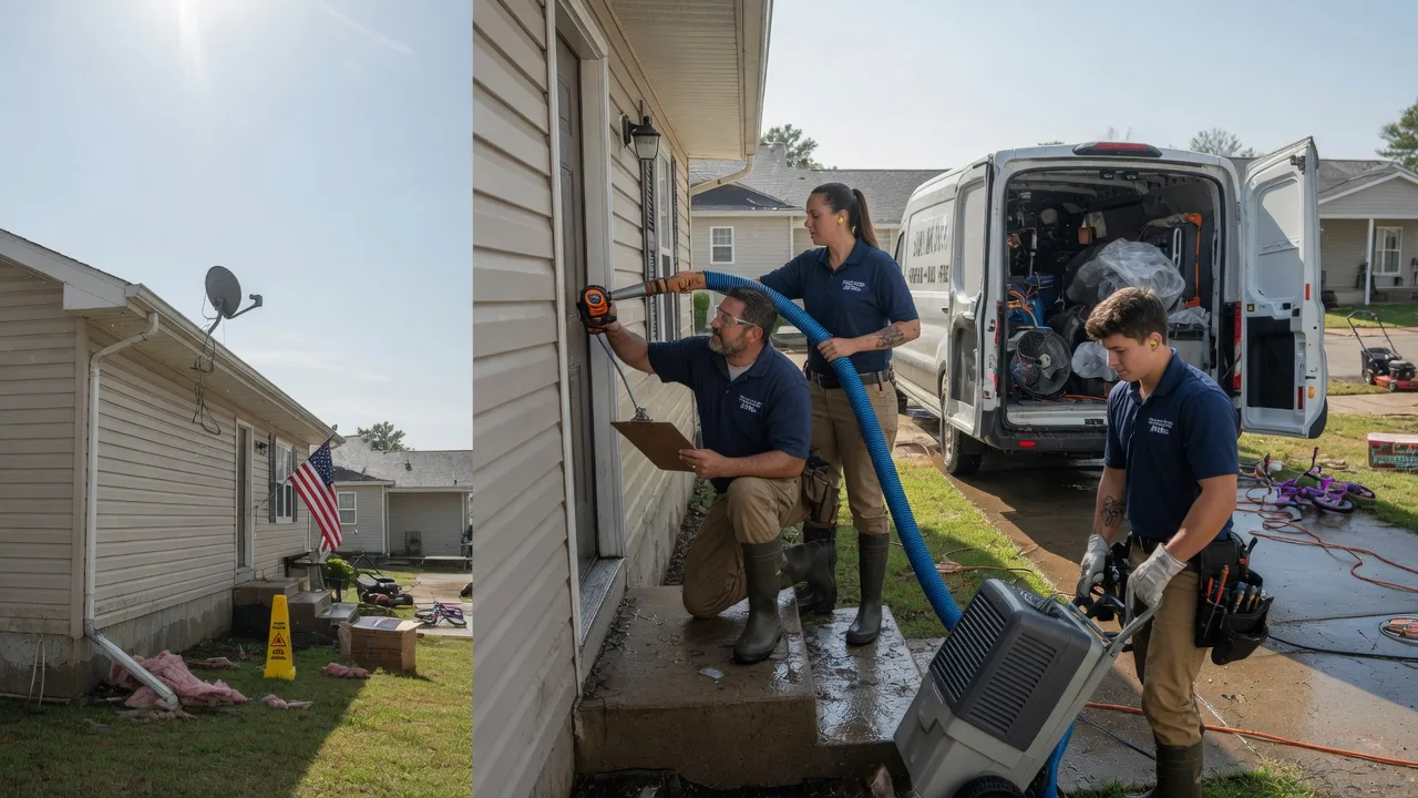 Ceiling Water Damage Restoration in Dana, IL near me