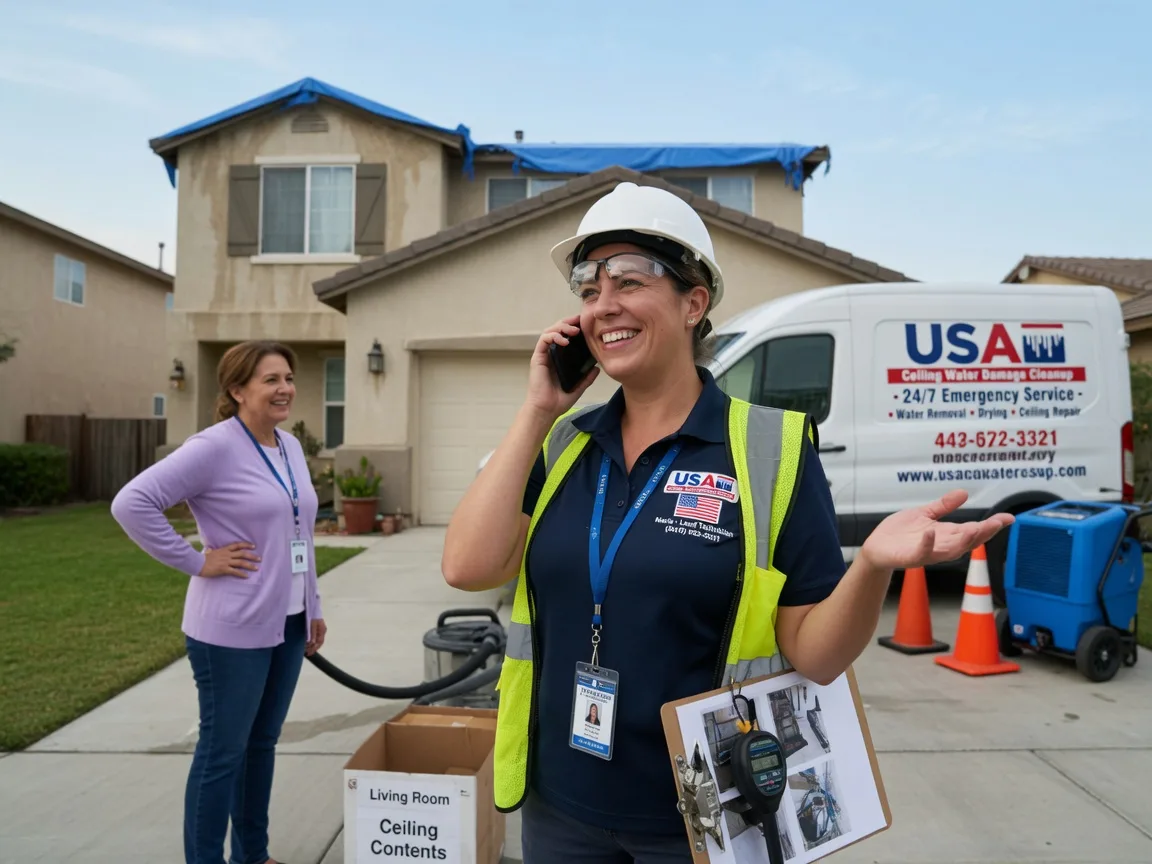 Ceiling Water Damage Restoration Dana, IL FAQs